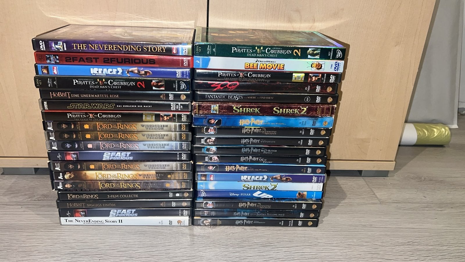 Grote collectie DVD's: Lord of the Rings, Harry Potter, Shre, Cd's en Dvd's, Alle leeftijden, Nederlands, Ophalen of Verzenden