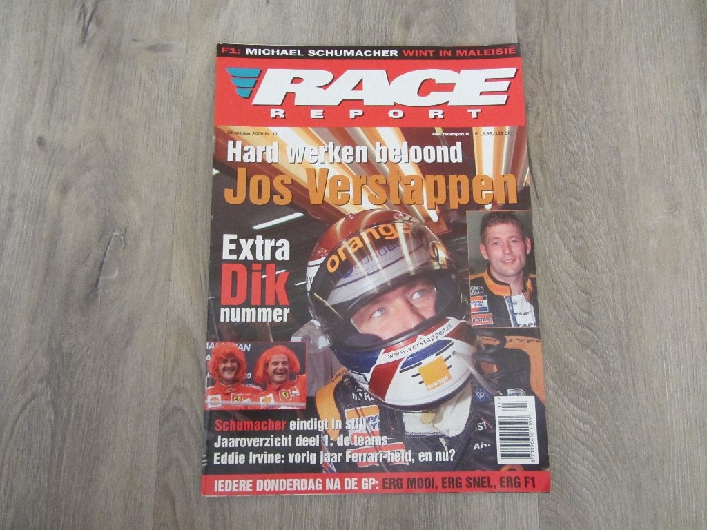 Race Report Oktober 2000 - Jos Verstappen, Boeken, Ophalen of Verzenden, Zo goed als nieuw, Sport en Vrije tijd