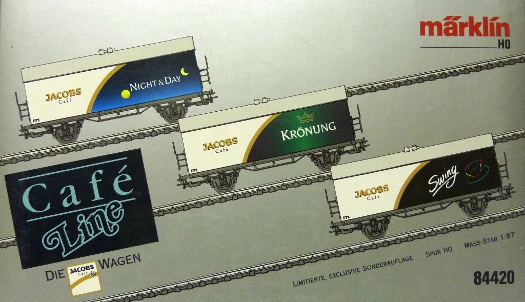 Märklin 84420 Set (3) Jacobs Cafe, Wisselstroom, Treinset, Nieuw, Ophalen of Verzenden