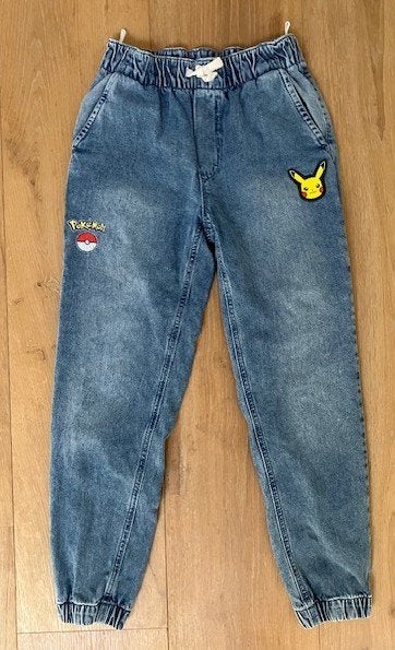 Leuke spijkerbroek Pikachu maat 140, Ophalen of Verzenden, Palomino (C&A), Jongen, Broek