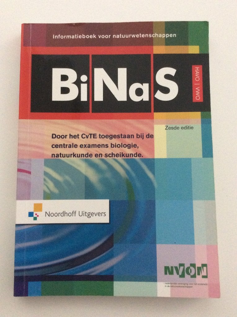 Binas havo/vwo - 6e editie, Boeken, VWO, Biologie, Ophalen of Verzenden, Zo goed als nieuw