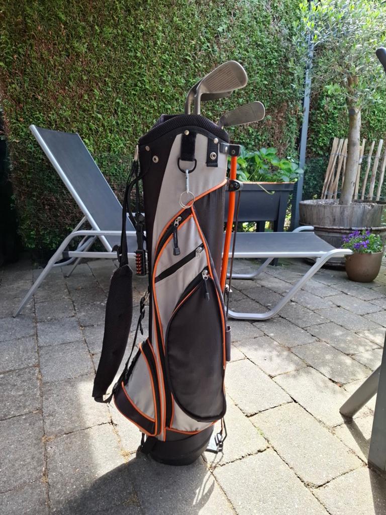 Golfset met tas, clubs, ballen en accessoires, Ophalen of Verzenden, Gebruikt, Set, Ping