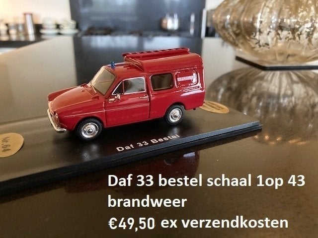 daf 33 bestel brandweer, Ophalen of Verzenden, Nieuw, Auto, Overige merken