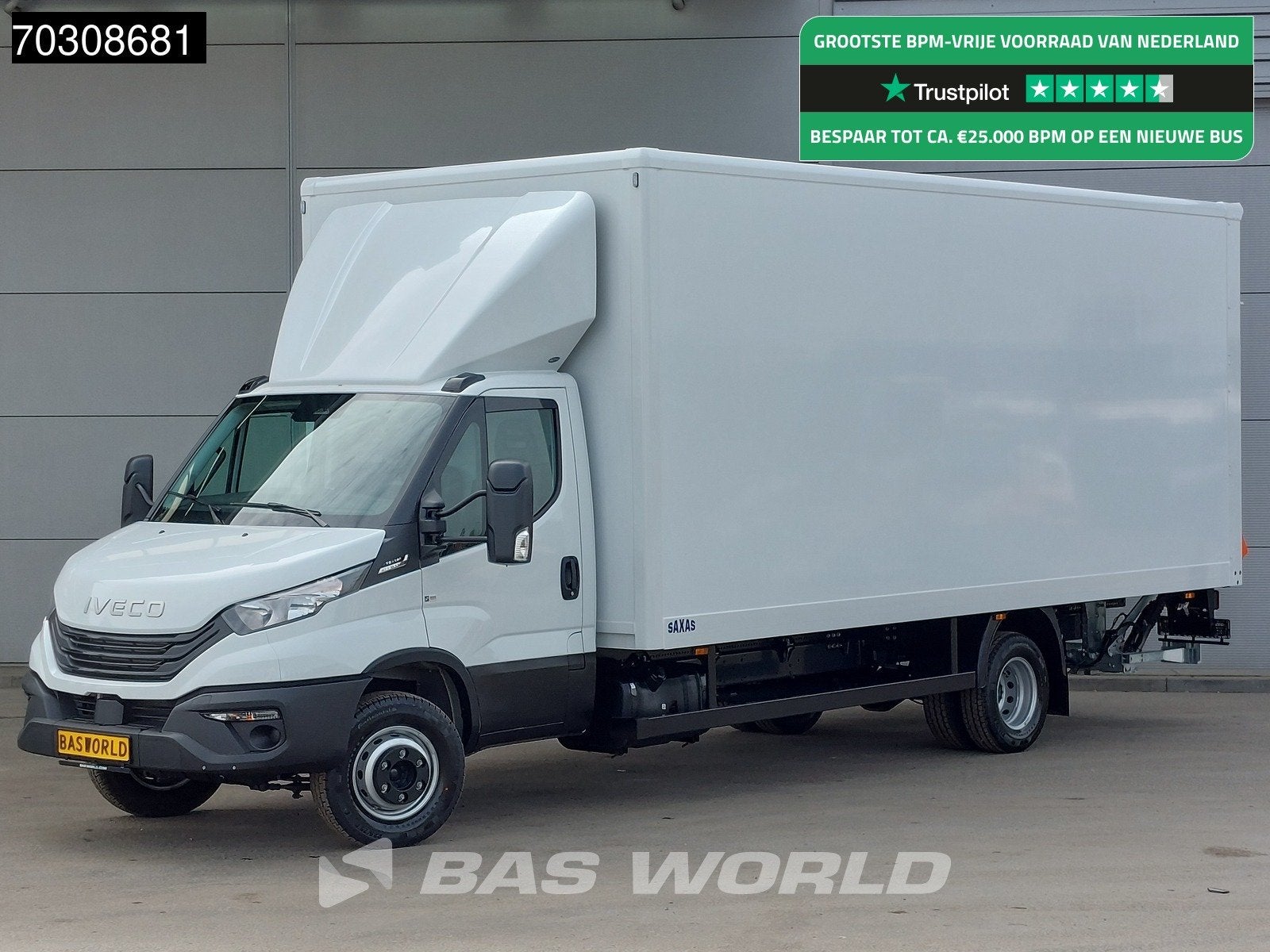 Iveco Daily 70C18 Neu! 3.0L Automatik 1000KG Ladebordwand Ko, Auto's, Bestelauto's, Automaat, Stof, Euro 6, 4 cilinders