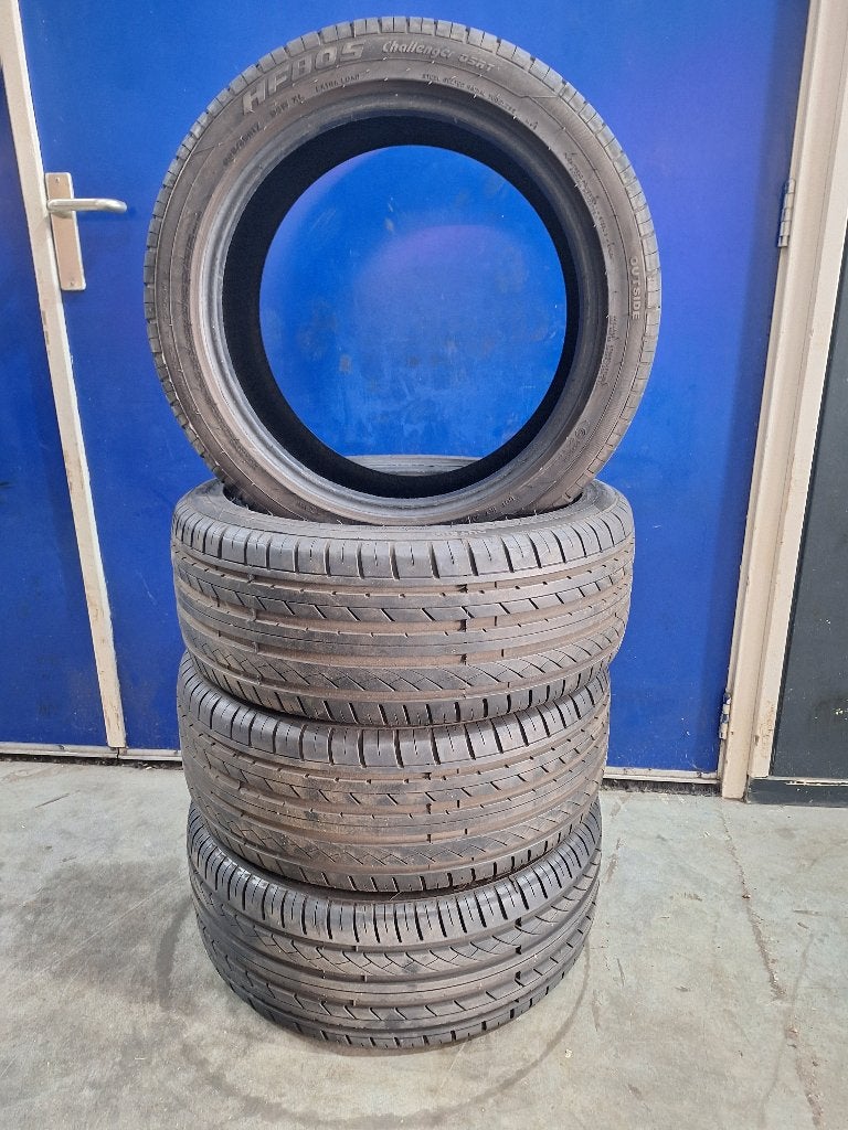 Vier 225 45 17 Zomerbanden 6 MM profiel, Ophalen, Gebruikt, 17 inch, Band(en)