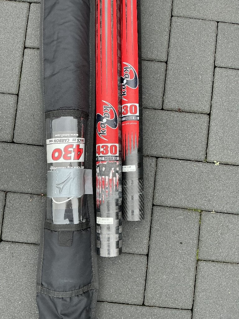 KA mast 430 SDM, 430 RDM, 400 RDM, 100% carbon, Ophalen, Gebruikt, KA, Mast