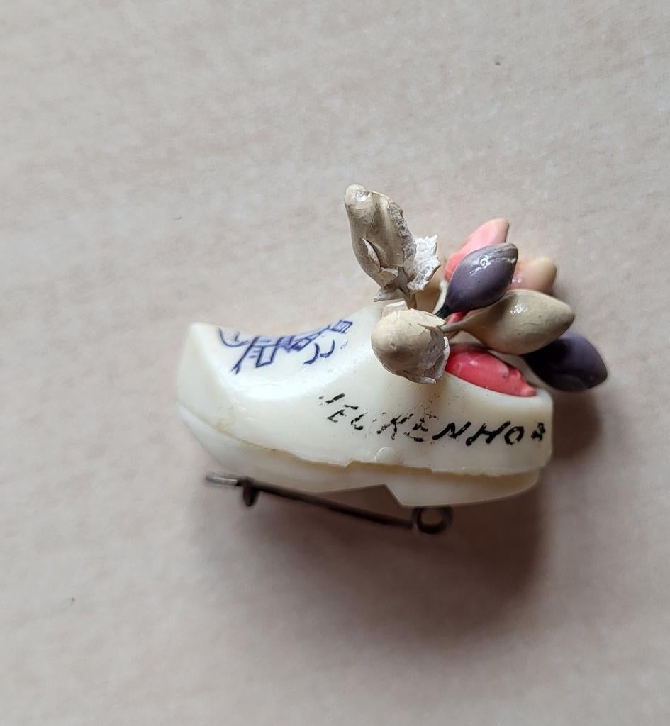 De Keukenhof Lisse Klomp Tulpen broche, Gebruikt, Niet vindbaar, Niet vindbaar, Speldje of Pin
