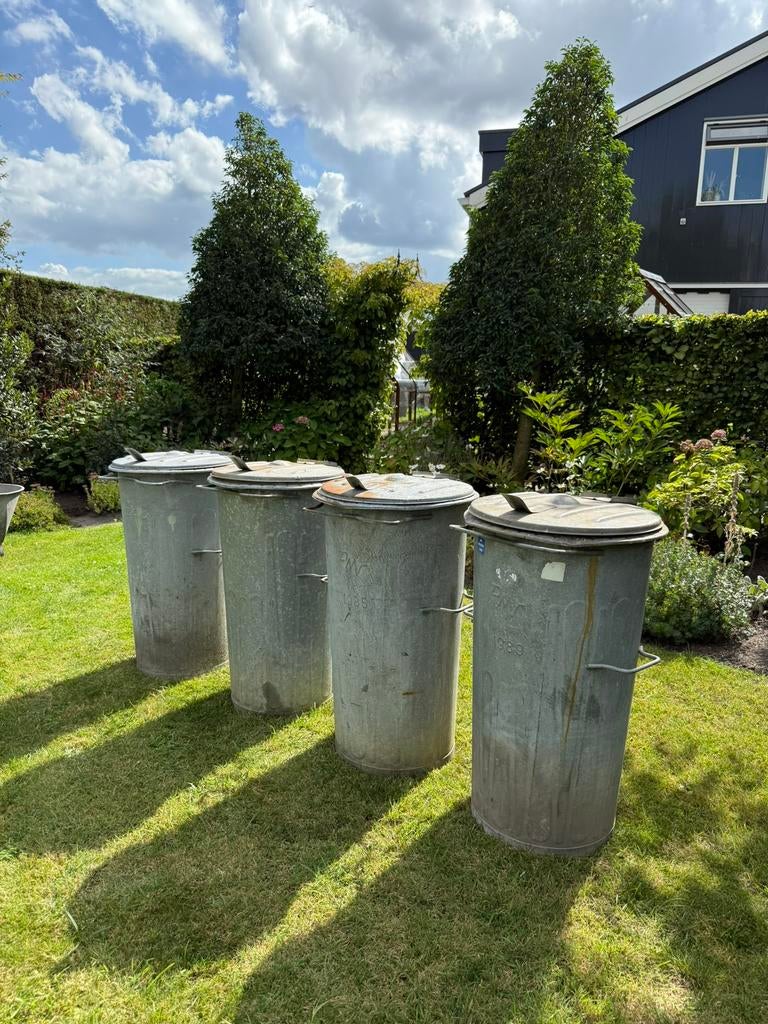 Vuilnisbak, Emmers, Vuilnisemmer, Prullenbak, Metalen emmer, Huis en Inrichting, Woonaccessoires | Prullenbakken, Ophalen, 40 liter of meer
