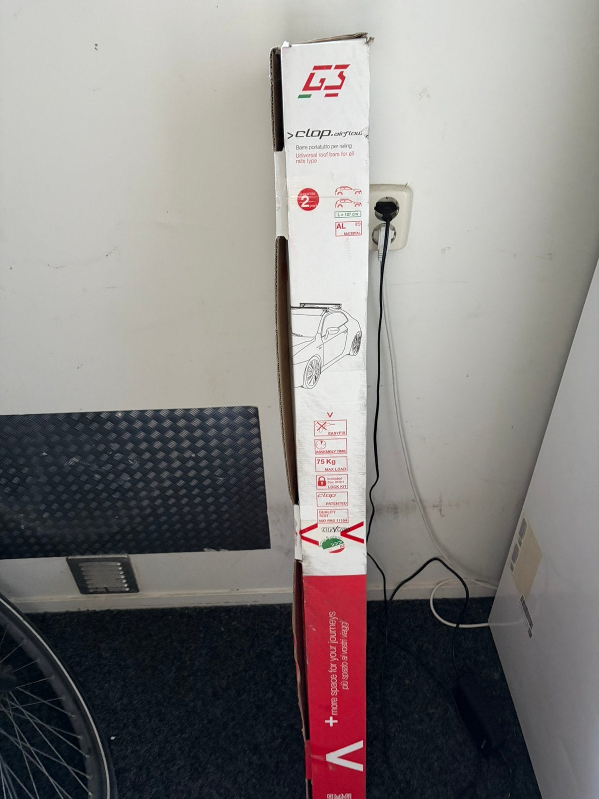 Nieuwe G3 CLOP Airflow aluminium dakdragers 127 cm, Ophalen, Nieuw