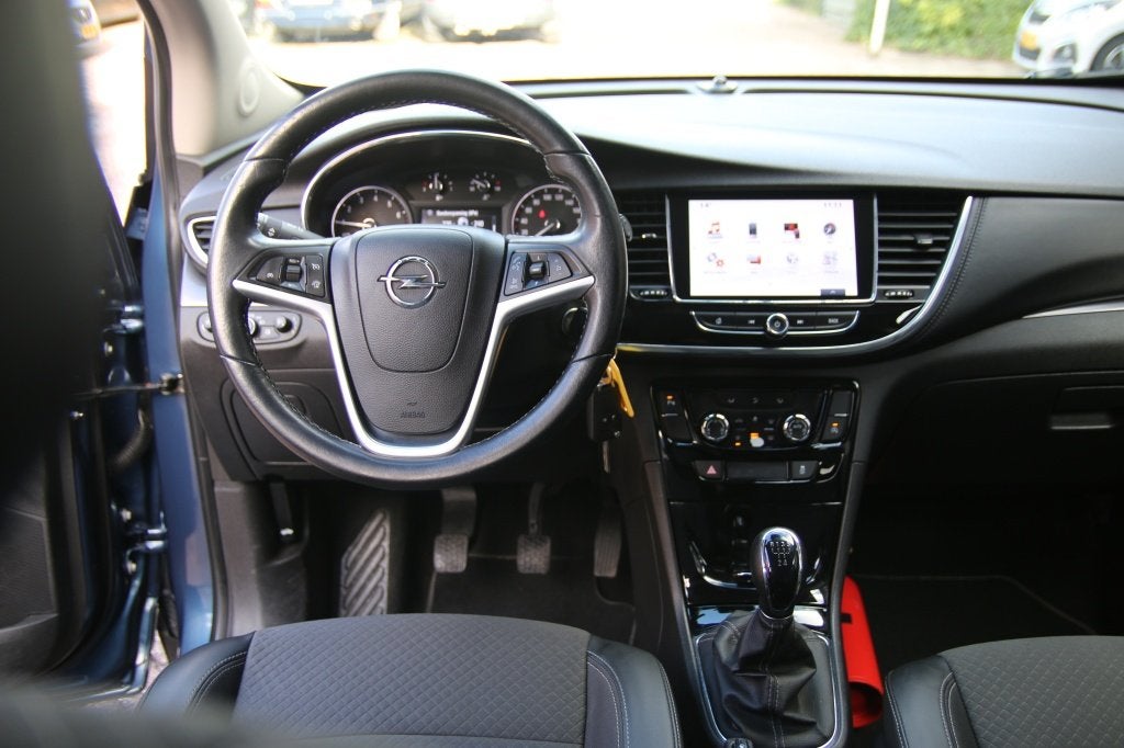 Opel Mokka X 1.6 Selection, Auto's, 12 maanden, 15 km/l, Gebruikt, Blauw