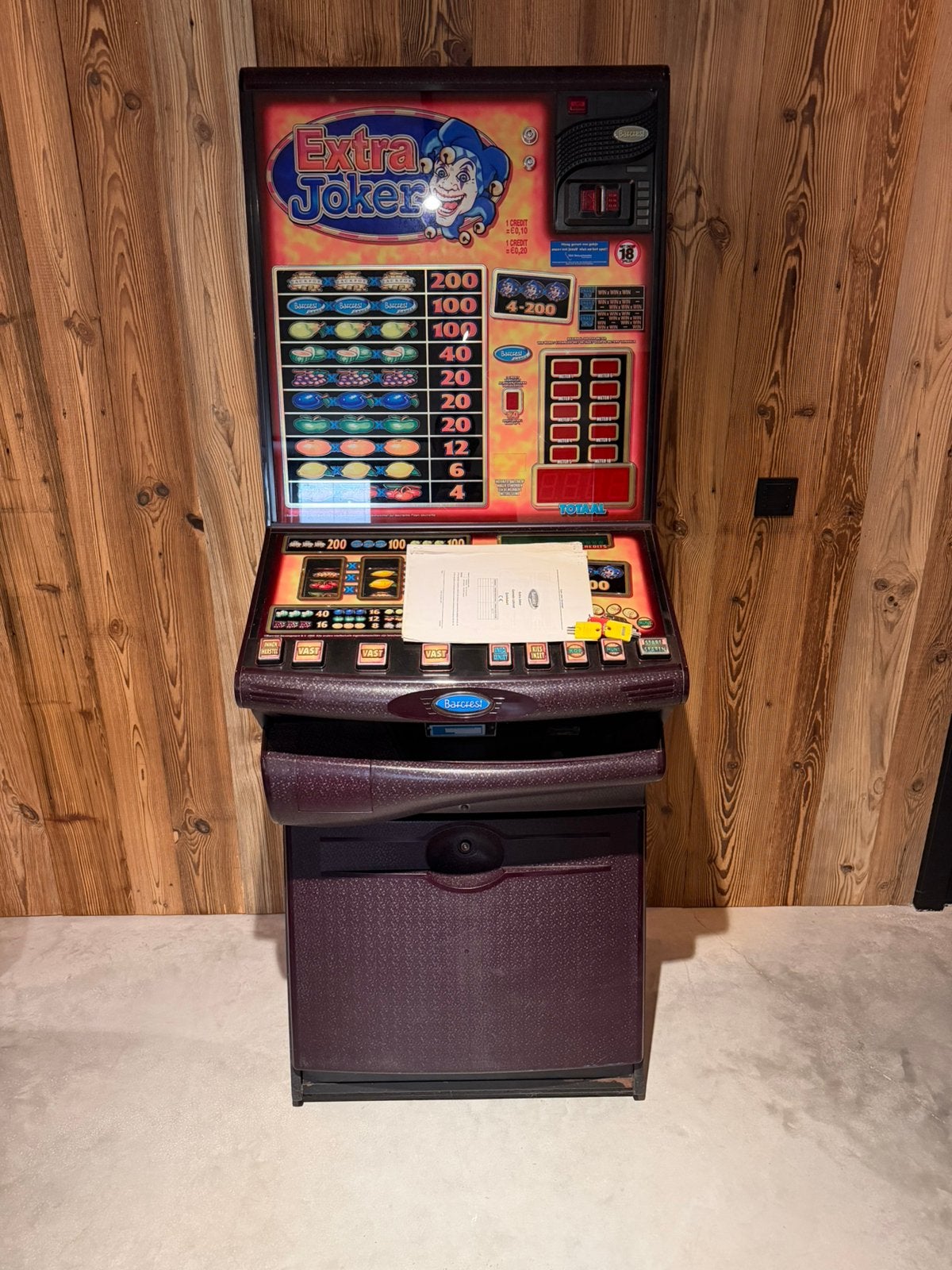 Fruitautomaat Extra Joker, Verzamelen, Euro, Ophalen, Gebruikt, Met sleutels