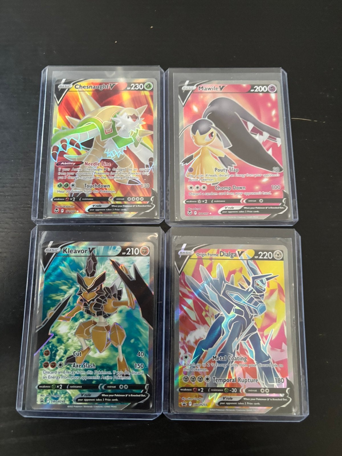 Pokémon Kaarten Full Art Sword & Shield, Ophalen of Verzenden, Zo goed als nieuw
