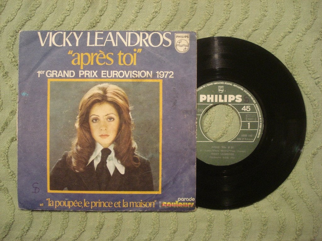 Vicky Leandros 7" Vinyl Single: ‘Après toi’ (Madagaskar), Ophalen of Verzenden, Gebruikt, 7 inch, Pop