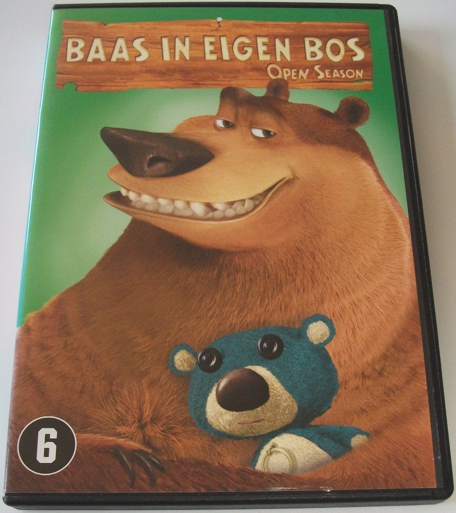 Dvd *** BAAS IN EIGEN BOS ***, Avontuur, Nederlands, Ophalen of Verzenden, Zo goed als nieuw