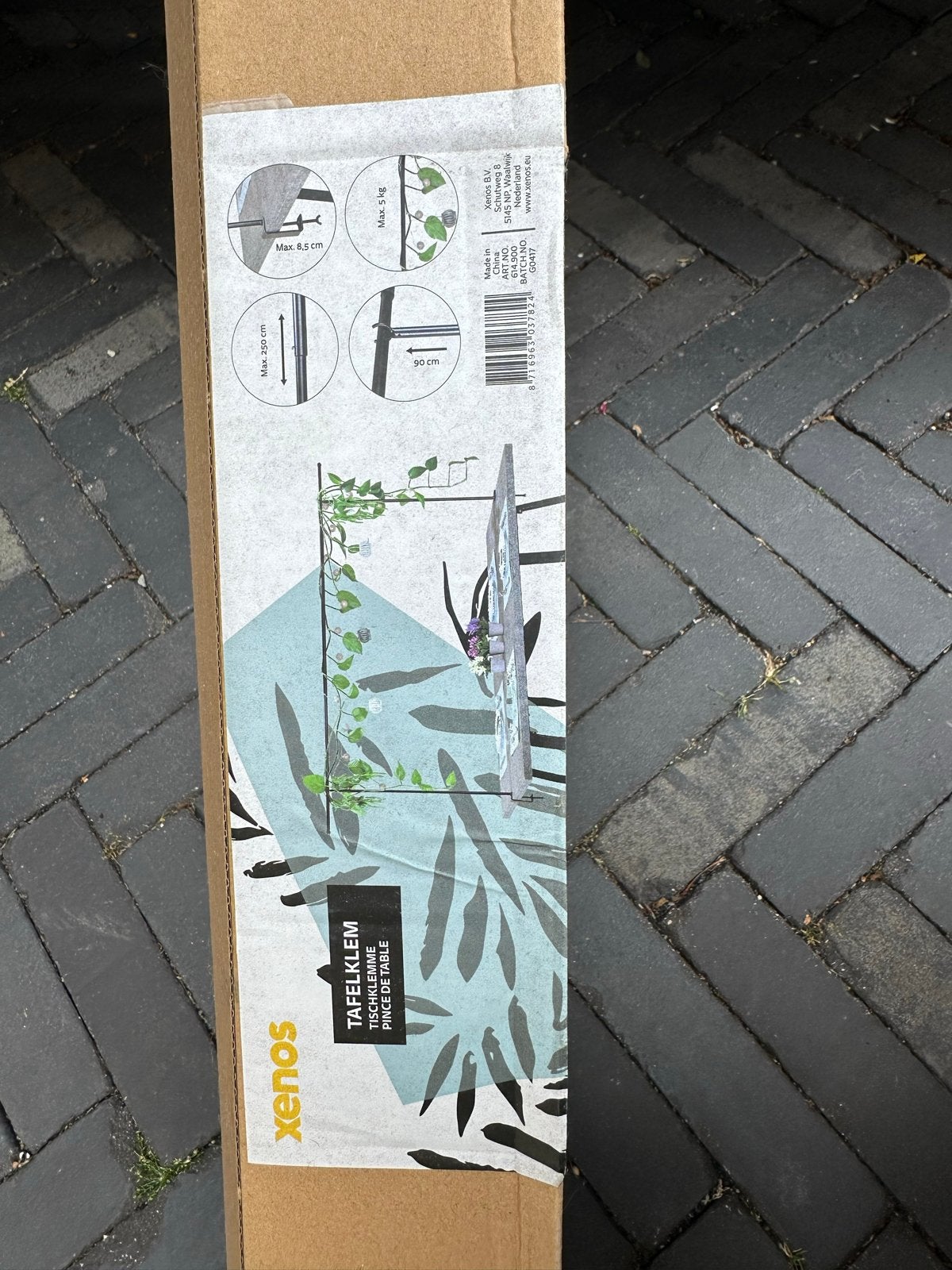 Tafelklem Xenos - Decoratieve Klem voor Tafel, Ophalen of Verzenden, Nieuw, Zwart, Metaal