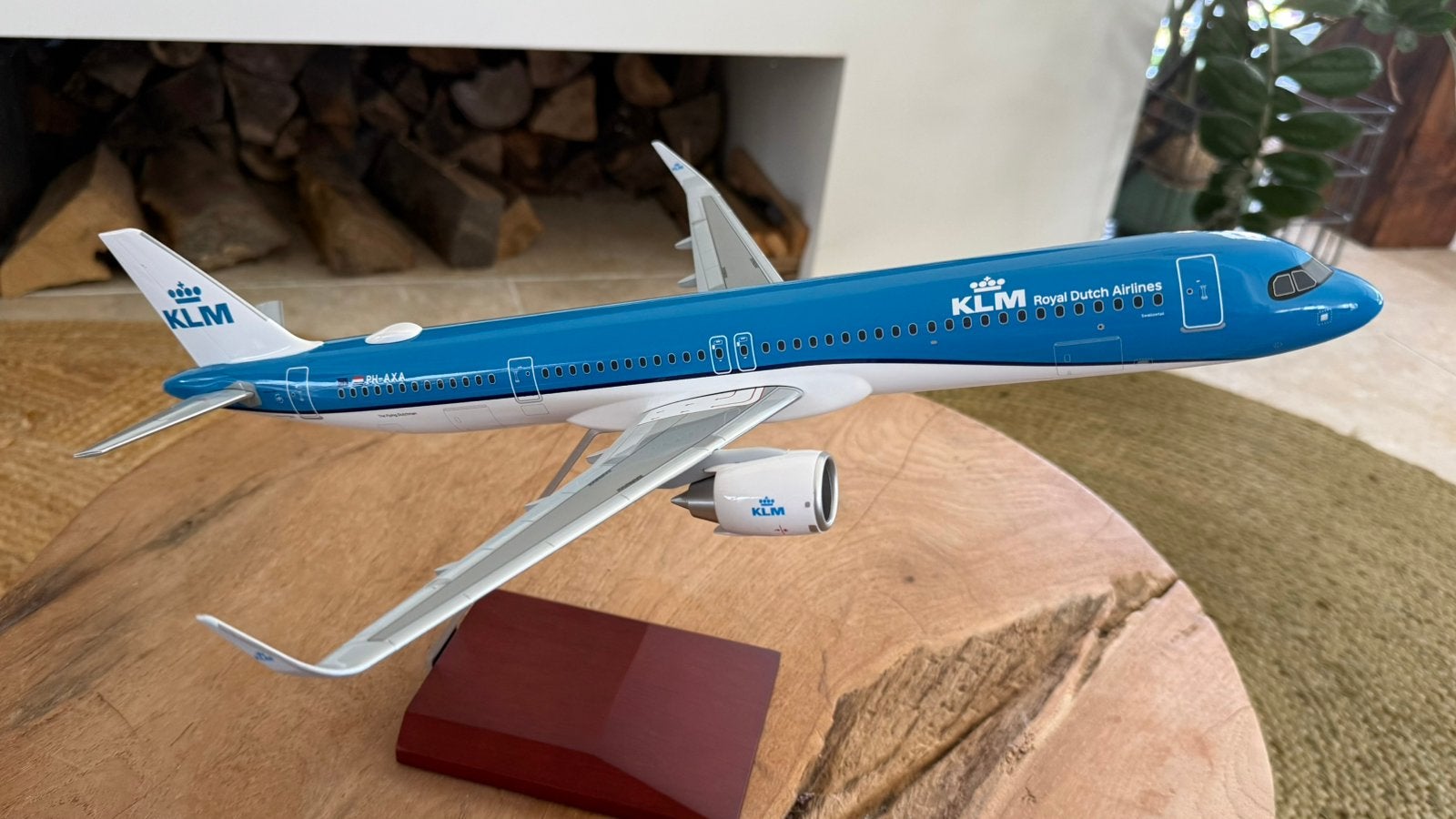KLM A321neo PH-AXA schaal 1/100, Ophalen, Nieuw, Schaalmodel