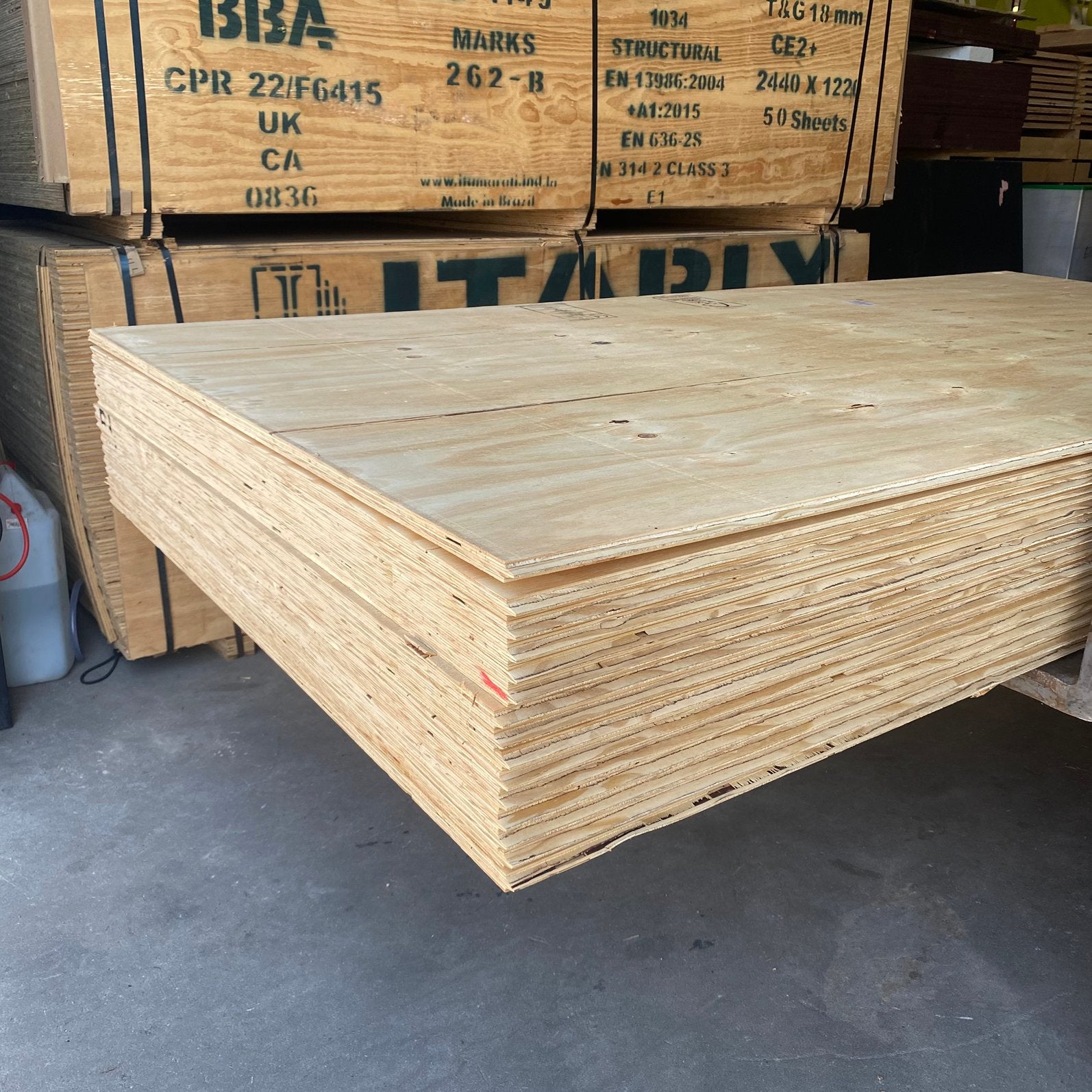 Underlayment platen 18mm, vanaf €22,- per plaat ex btw, Doe-het-zelf en Verbouw, Ophalen of Verzenden, Nieuw, Hout, Minder dan 20 mm