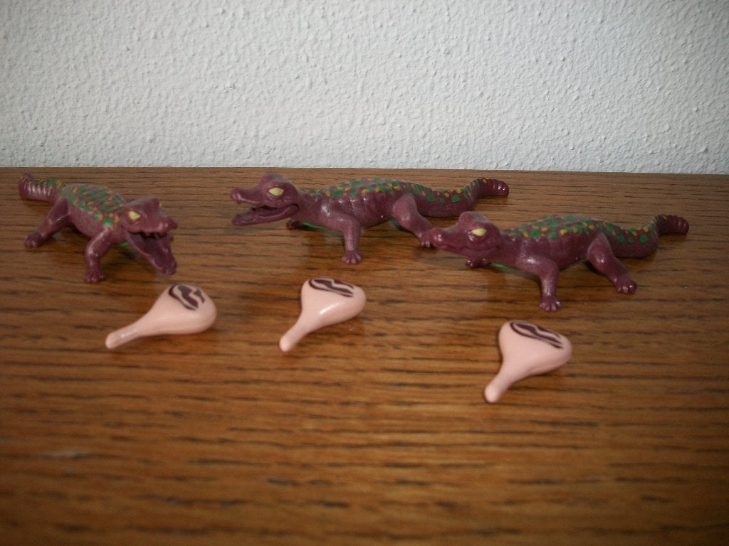 Kleine kaaiman met homp vlees, Ophalen of Verzenden, Nieuw, Complete set