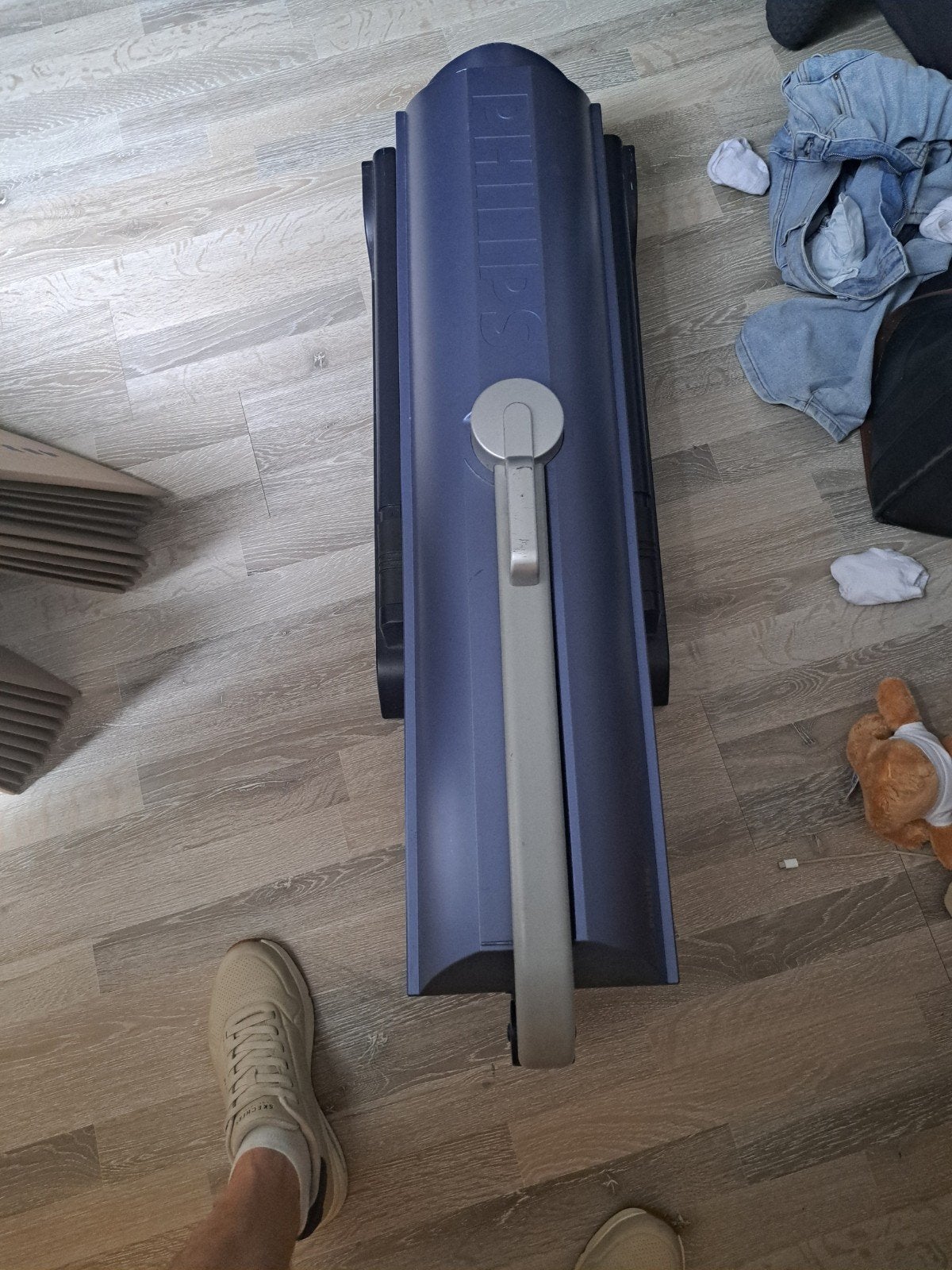 Philips Sunmobile 824 Zonnebank - Zo goed als nieuw, Ophalen of Verzenden, Zo goed als nieuw, Zonnebank enkelzijdig, Minder dan 10 lampen