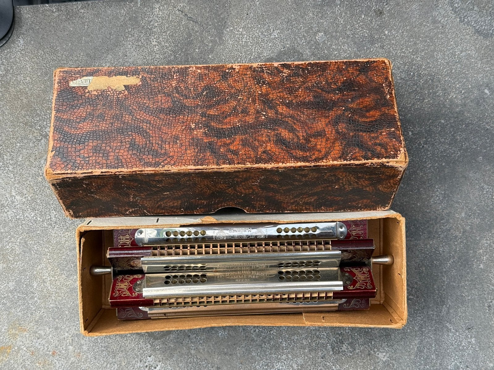 Hohner mondharmonica met ster, Ophalen of Verzenden, Zo goed als nieuw, Overige merken