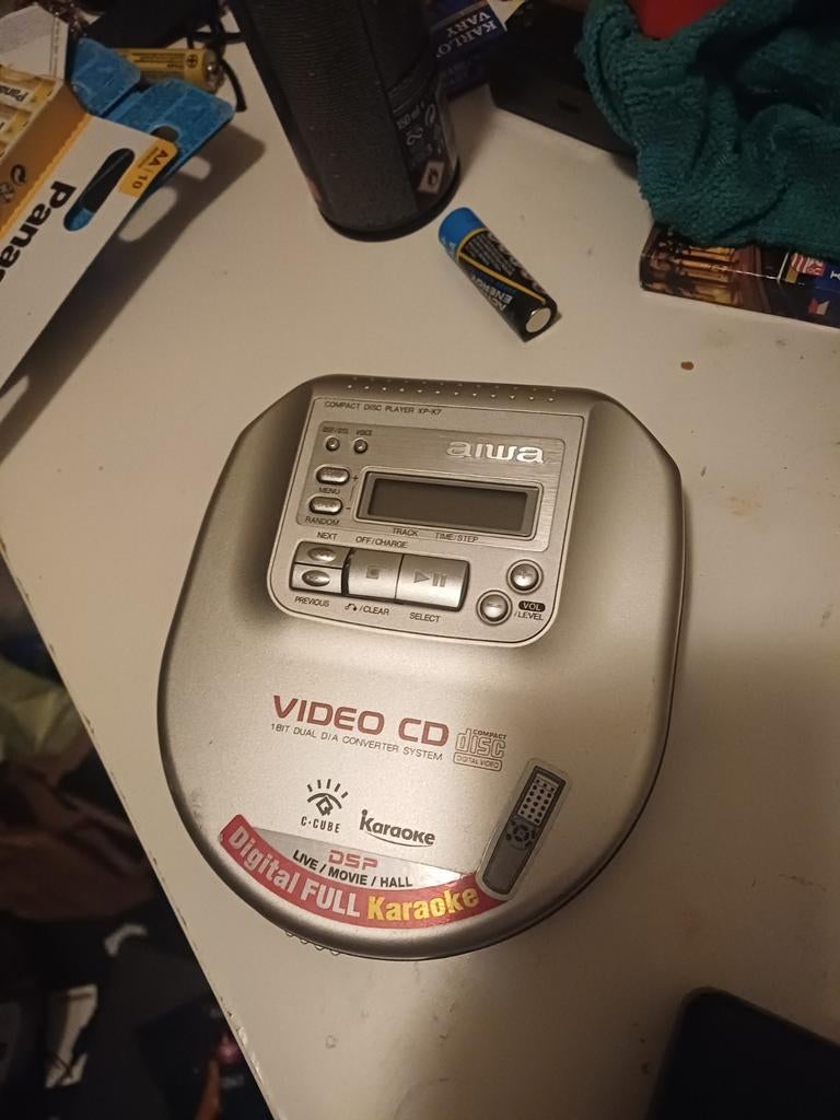 Aiwa XP-K7 Draagbare Video CD/Karaoke Speler, Ophalen of Verzenden