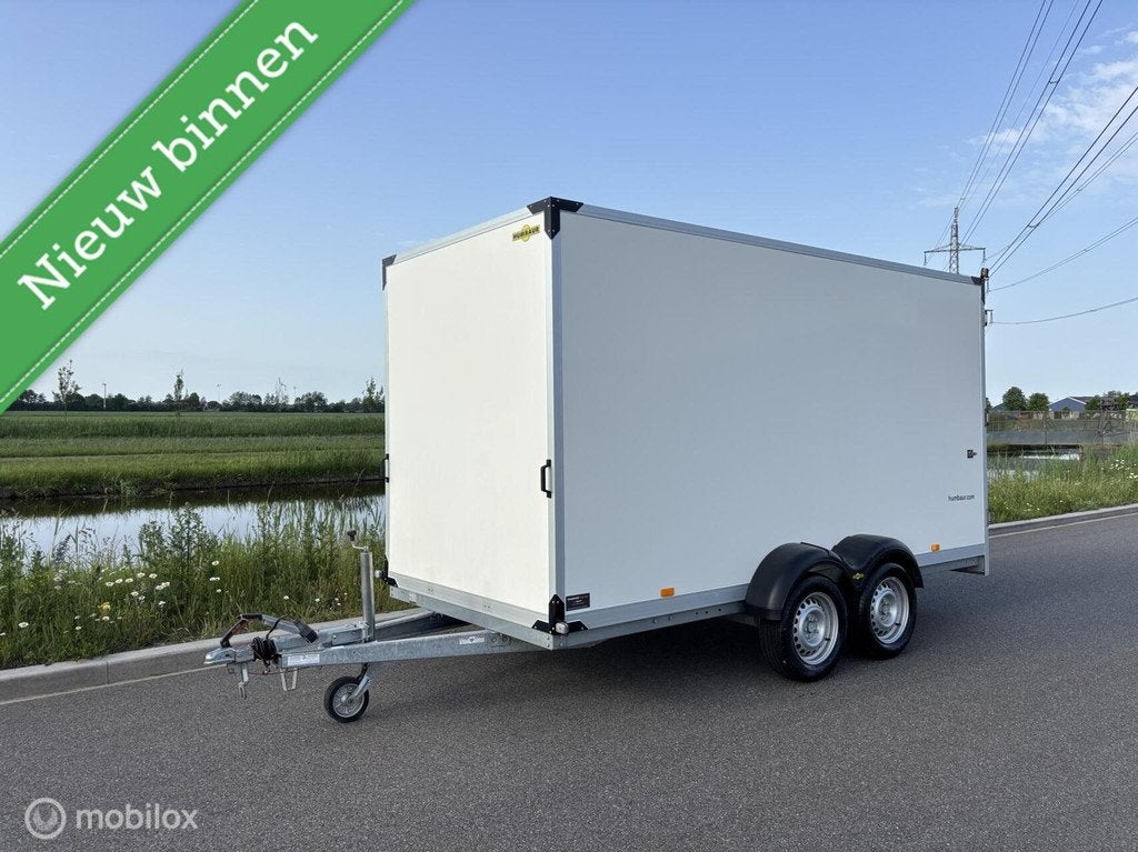Humbaur HK 2500 KG gesloten aanhanger 407x178x200 cm!, Auto diversen, Aanhangers en Bagagewagens, Transport Trading, Gebruikt