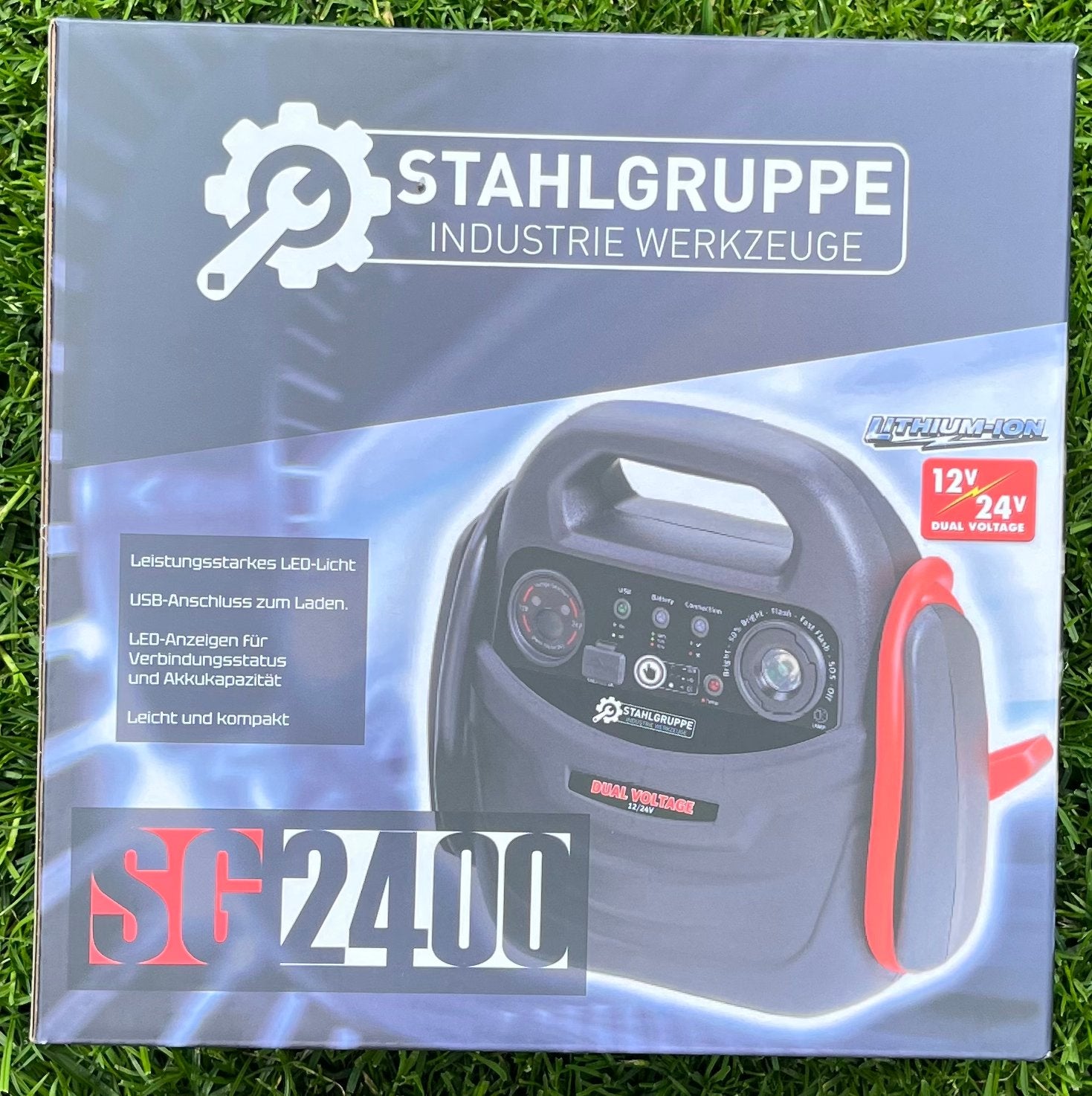 Stahlgruppe SF2400 Jumpstarter 12V/24V Lithium-Ion, Auto diversen, Jumpstarters, Nieuw, Ophalen