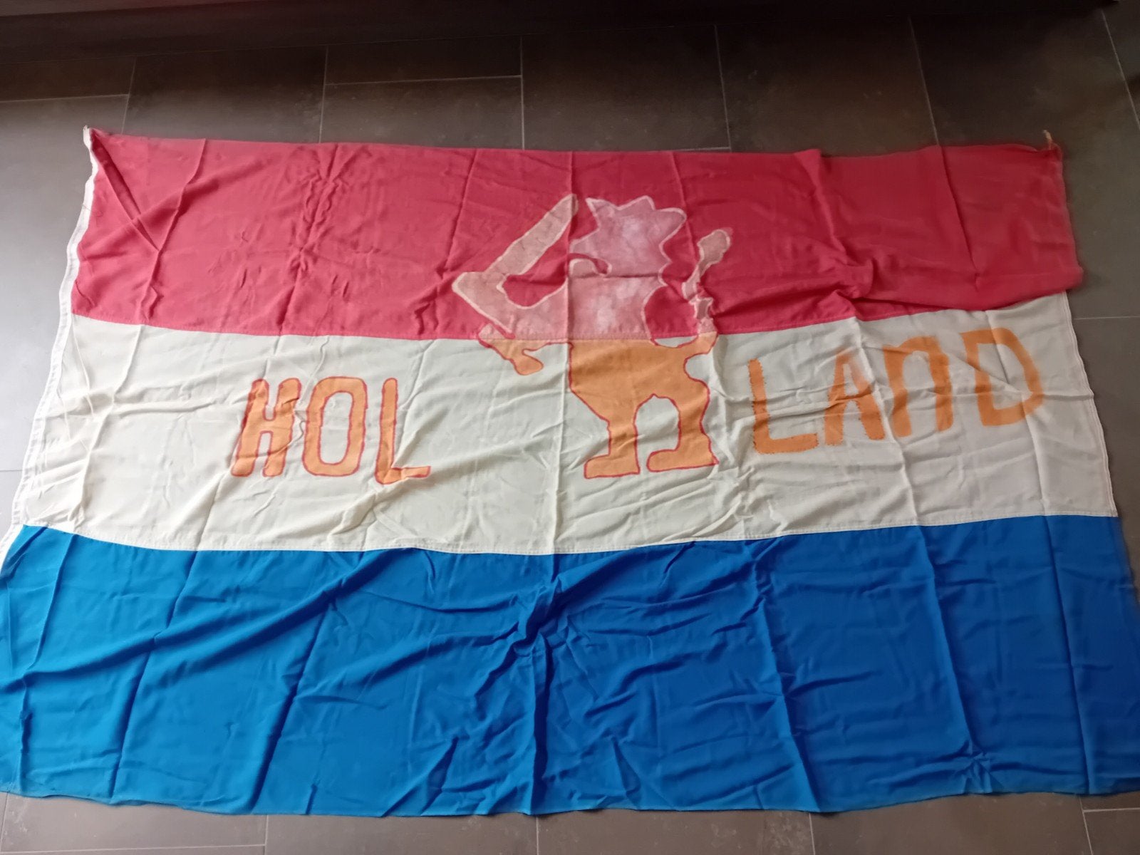 Wk2026 - Nederlands Elftal  - Oranje - Vlag, Ophalen of Verzenden, Gebruikt, Overige typen