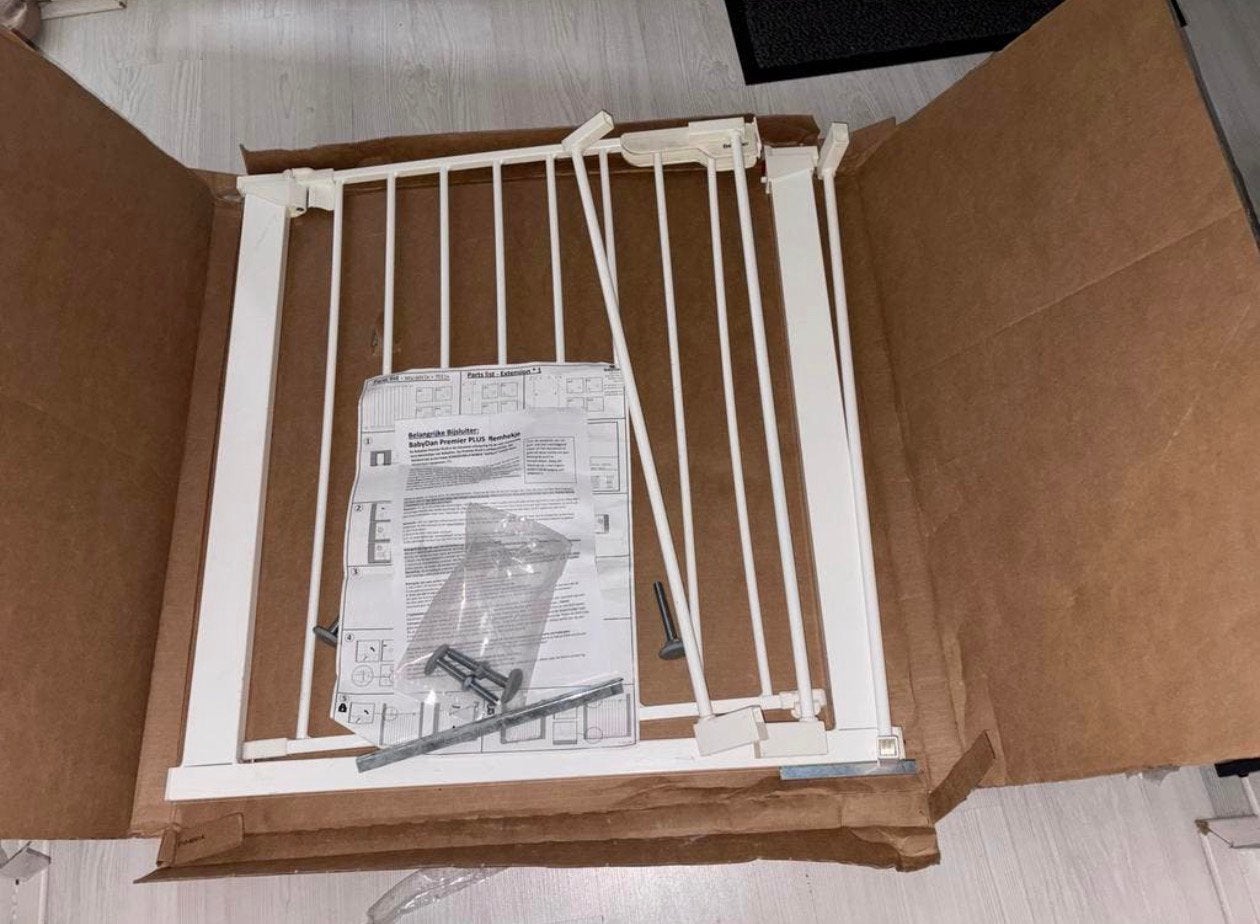 Nieuw BabyDan Premiergate klemhekje compleet, Ophalen, Zo goed als nieuw, Klemhekje, Metaal of IJzer