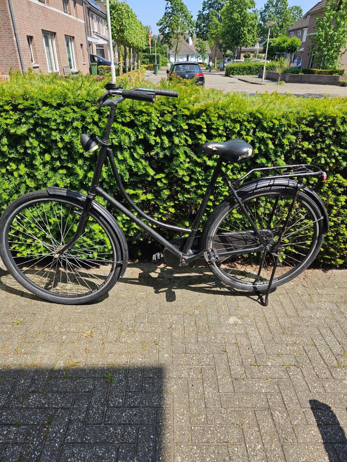 Oma fiets, Ophalen, Gebruikt