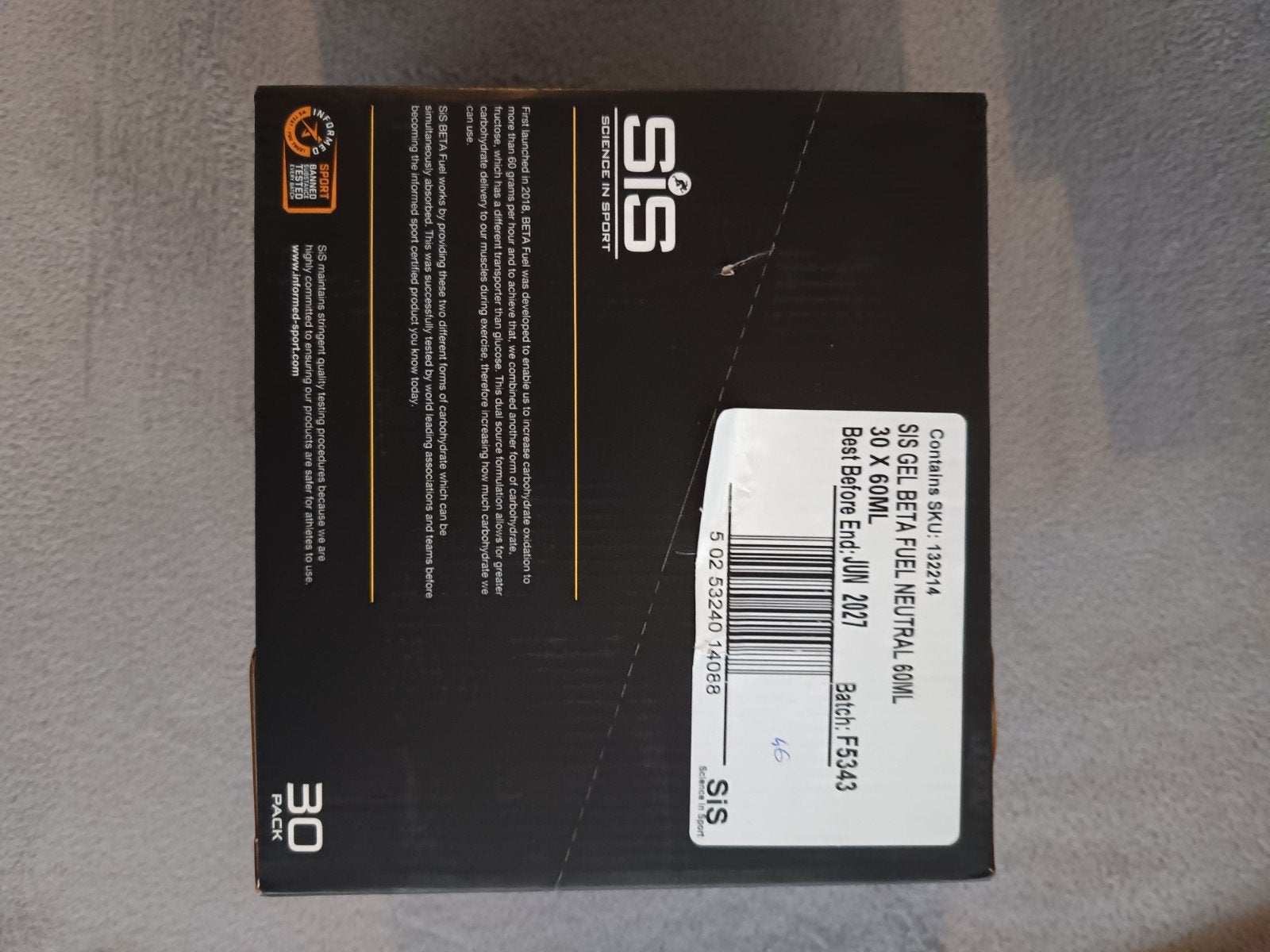 SIS GEL BETA FUEL NEUTRAL, Ophalen of Verzenden, Nieuw, Overige typen