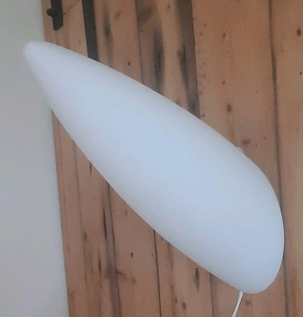 Flos luci fair wandlamp design Starck jr 80,zie beschrijving, Ophalen of Verzenden, Zo goed als nieuw, Glas, Wit