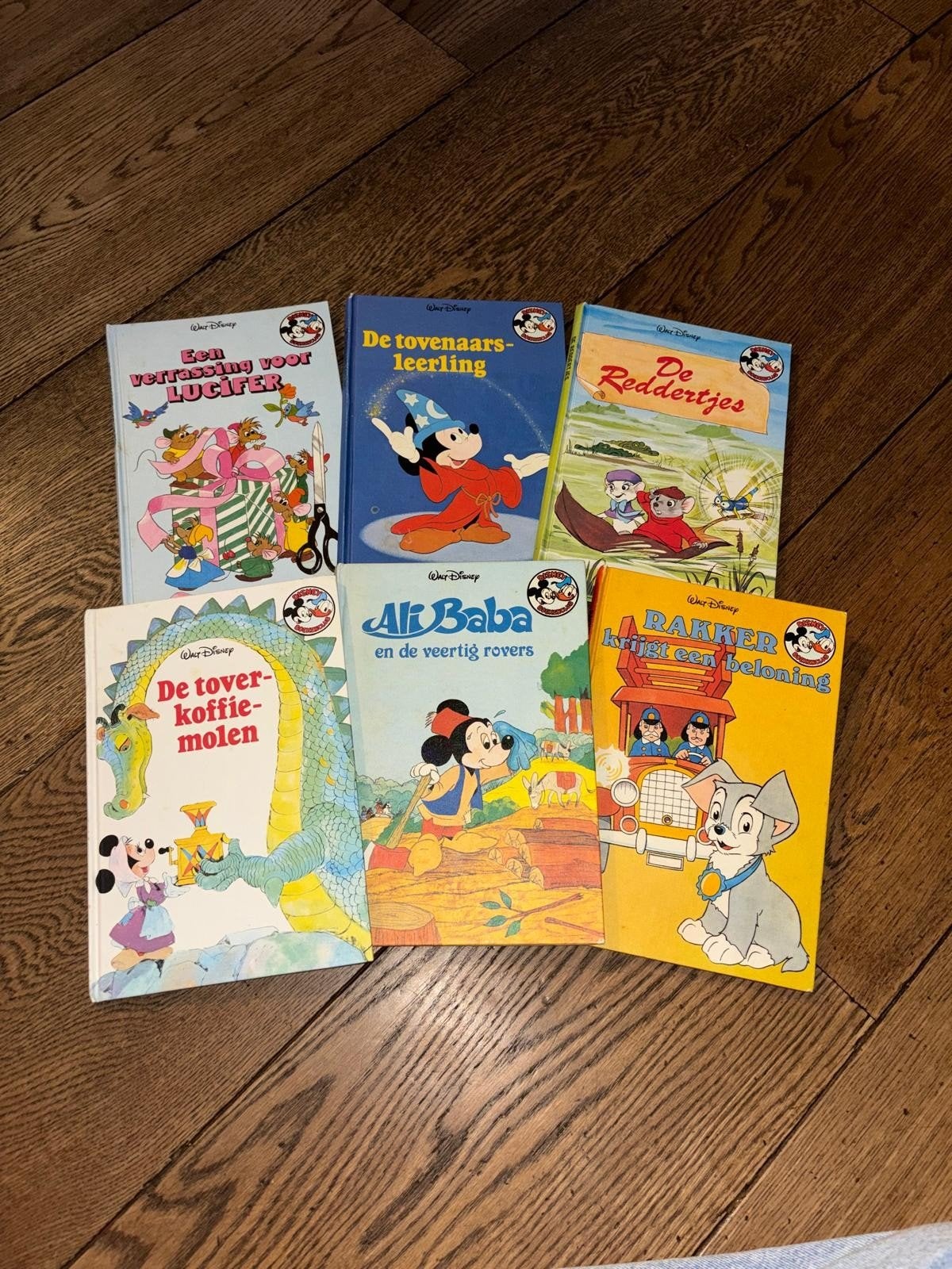 6 leuke boekjes van Walt Disney, Boeken, Ophalen of Verzenden, Gelezen, Sprookjes