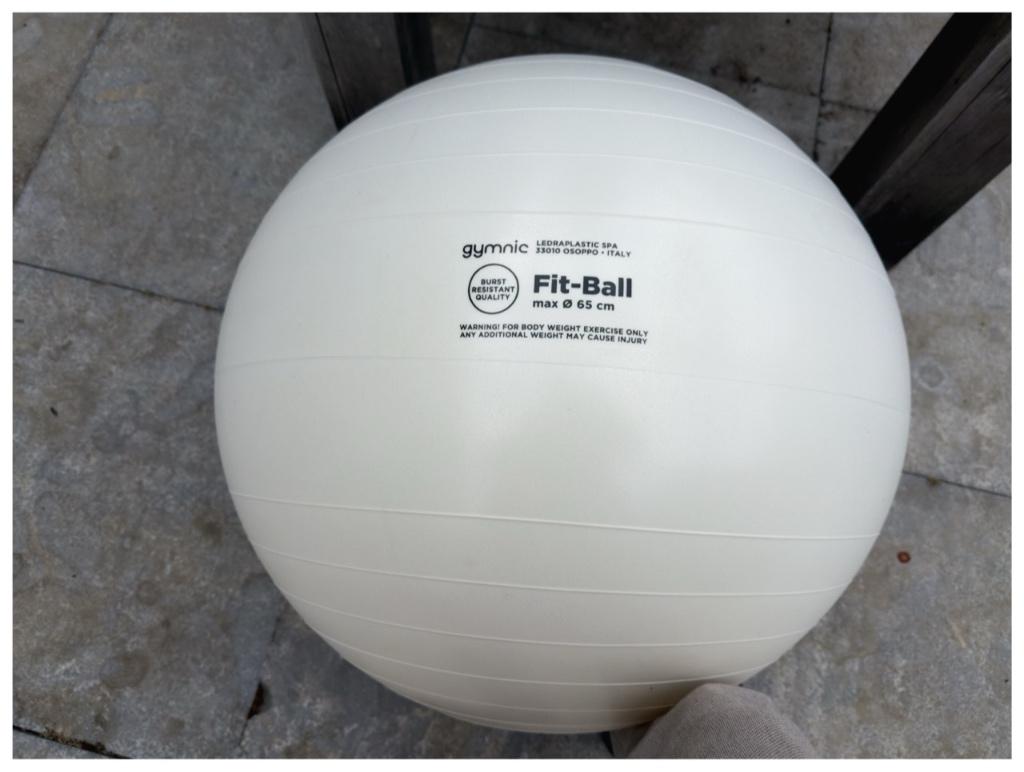 Gymnic Fit-Ball, 65cm, Ophalen of Verzenden, Gebruikt, Fitnessbal