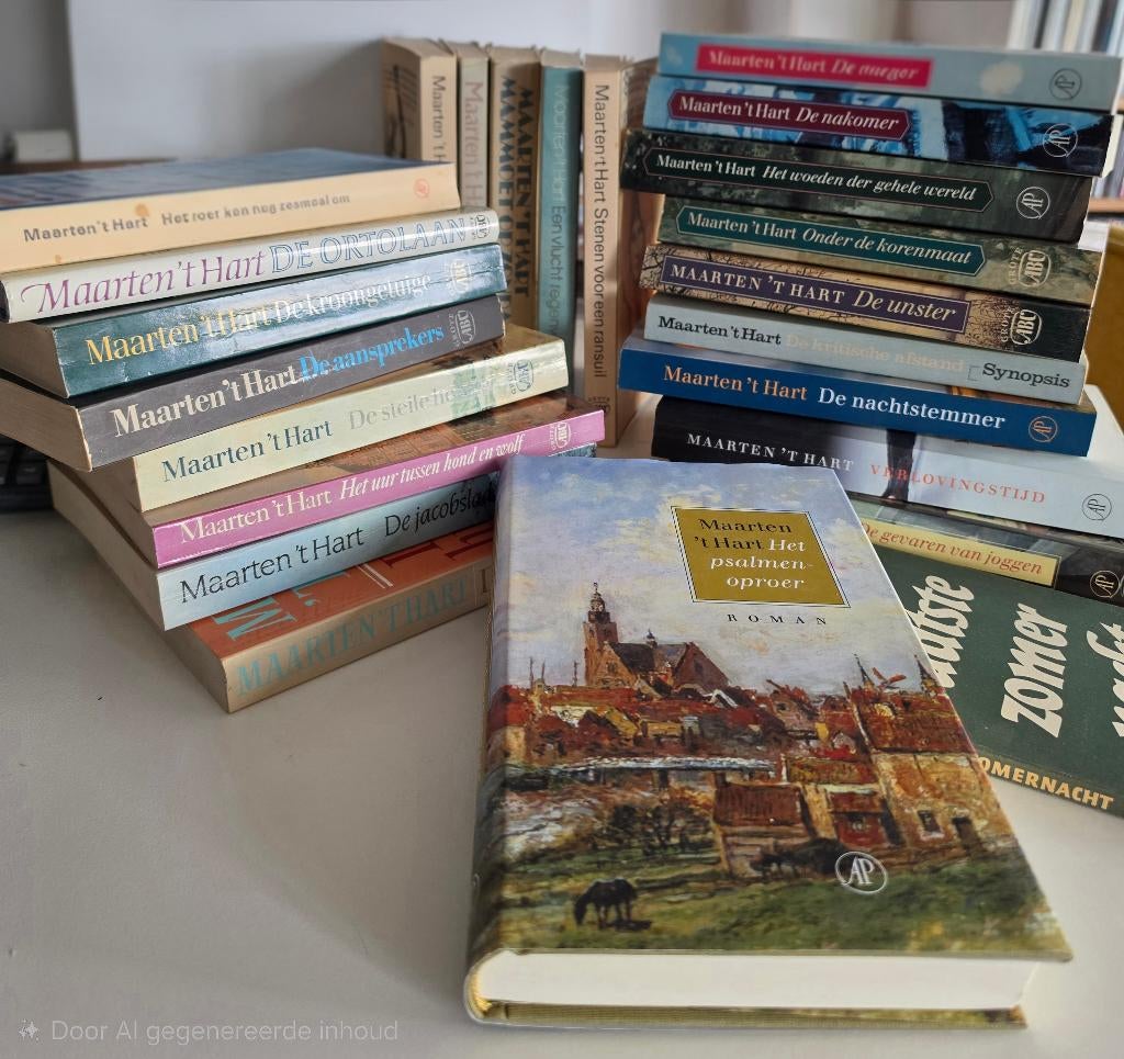 24 boeken van Maarten 't Hart, Ophalen, Gelezen, Maarten 't Hart, Nederland