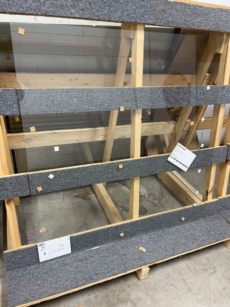 Gelaagd glas 44.2, 978 x 938 mm, ongeslepen randen, Doe-het-zelf en Verbouw, Ophalen, 80 tot 120 cm, 80 tot 120 cm, Nieuw