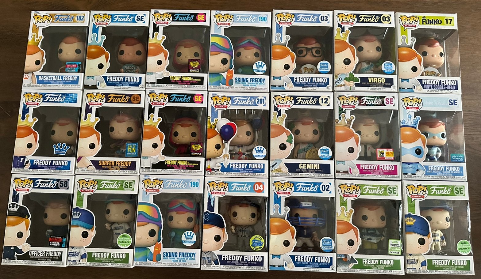 Funko Pop Freddy Funko Lot | Exclusives & Limited Ed., Ophalen of Verzenden, Zo goed als nieuw