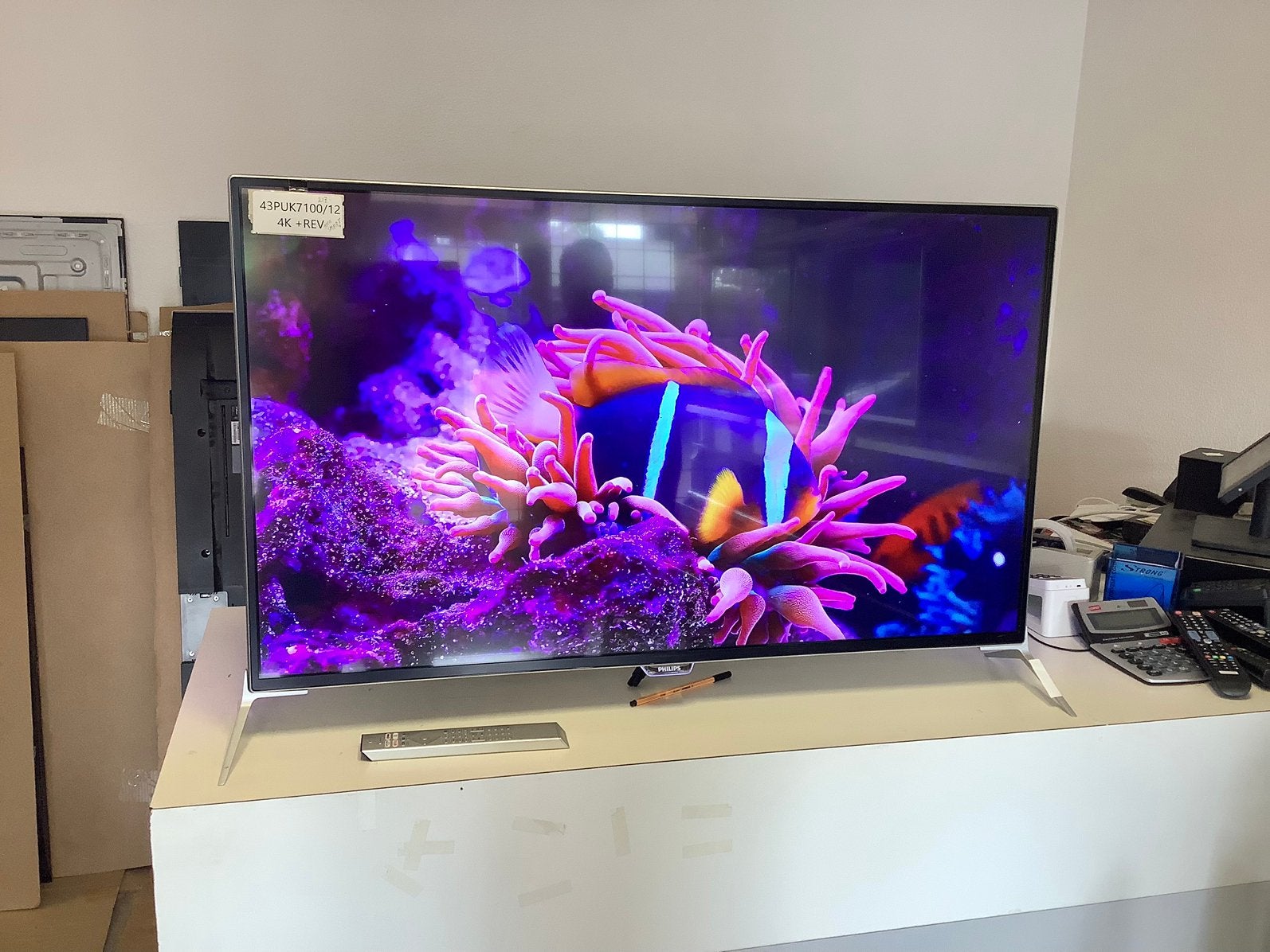 Philips SMART LED TV 43’’ met ambilight, 3 maanden garantie!, Ophalen, Philips, LED, 50 Hz
