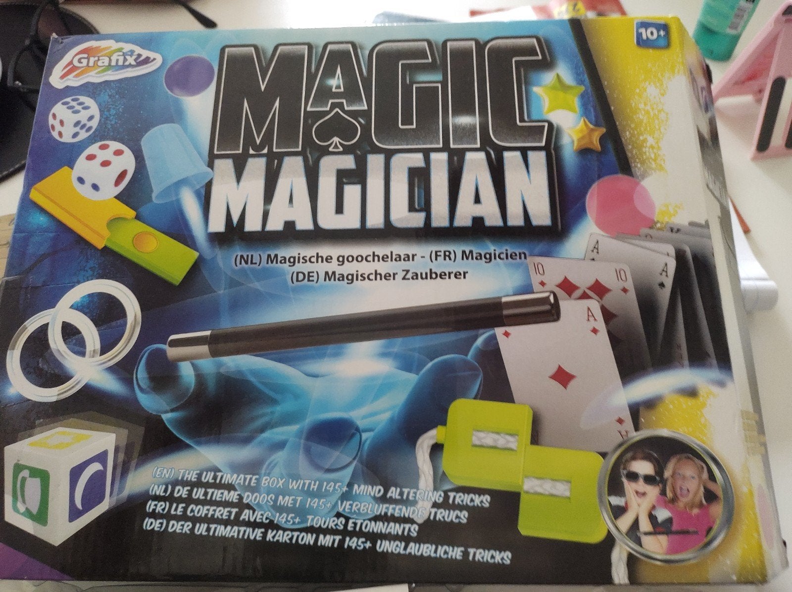 Te koop Grafix Magic Magician Goocheldoos met 145+ Trucs, Kinderen en Baby's, Ophalen of Verzenden, Jongen of Meisje