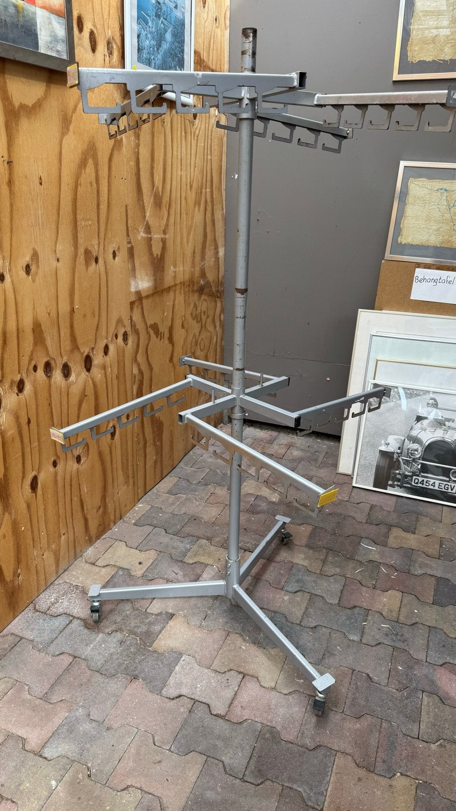 Verrijdbaar kledingrek met meerdere haken, Ophalen of Verzenden