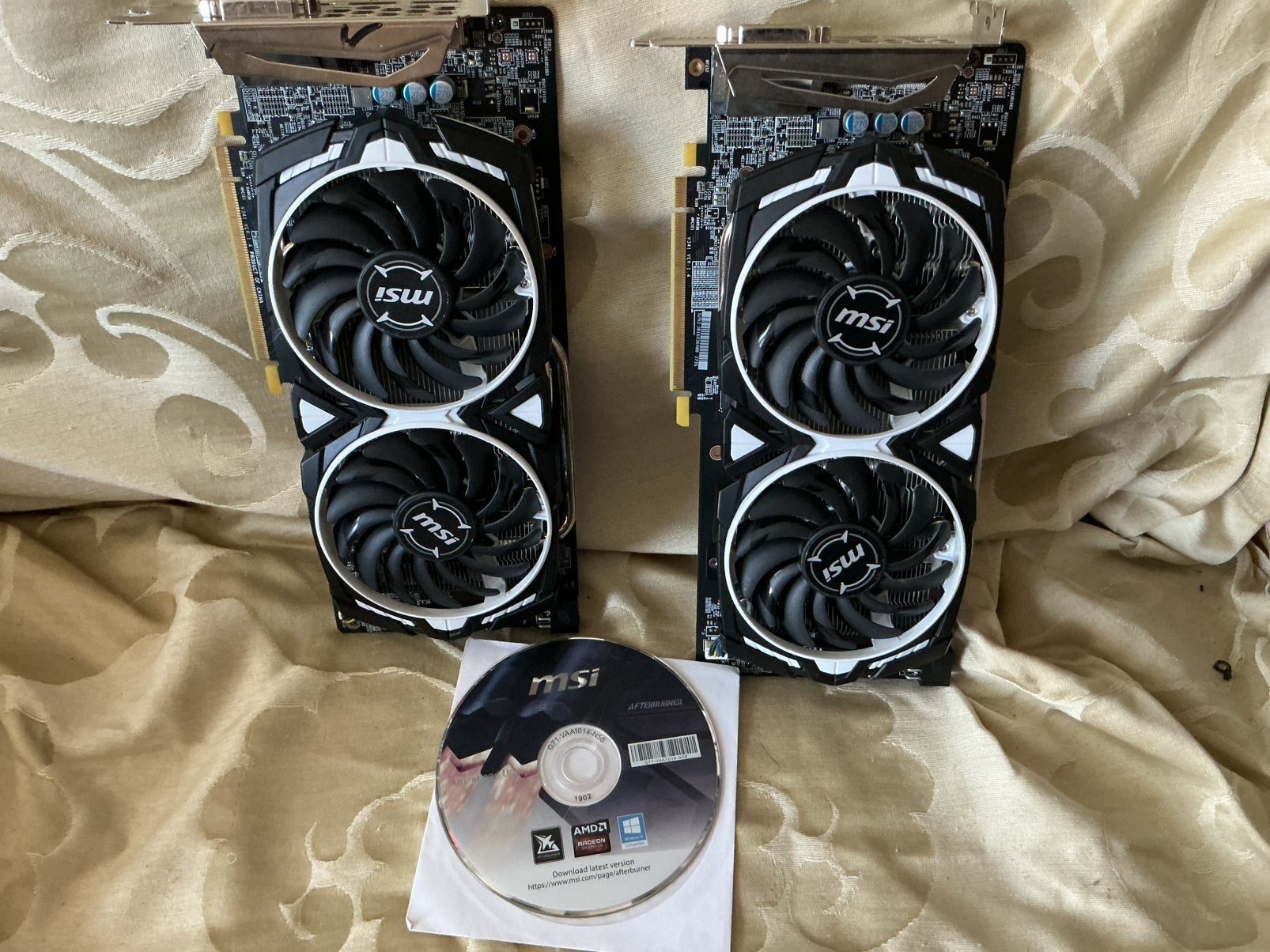MSI RADEON RX 580 8gb x2, Computers en Software, Videokaarten, Ophalen of Verzenden, Zo goed als nieuw, GDDR5, PCI-Express 4
