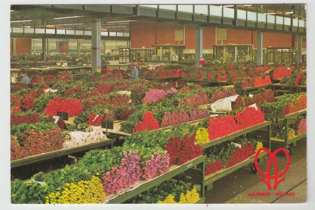 Aalsmeer Veiling Snijbloemenafdeling Ongelopen, Verzenden, 1980 tot heden, Ongelopen, Noord-Holland