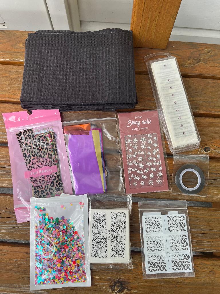Diverse nail art | onderleggers stickers transfer folie, Ophalen of Verzenden, Handen en Nagels