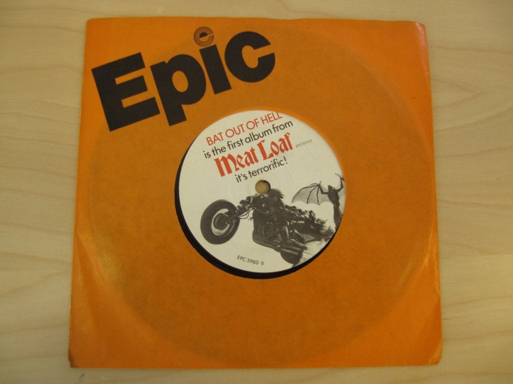 Meat Loaf - Bat Out of Hell 7", Cd's en Dvd's, Vinyl Singles, Ophalen of Verzenden, Gebruikt