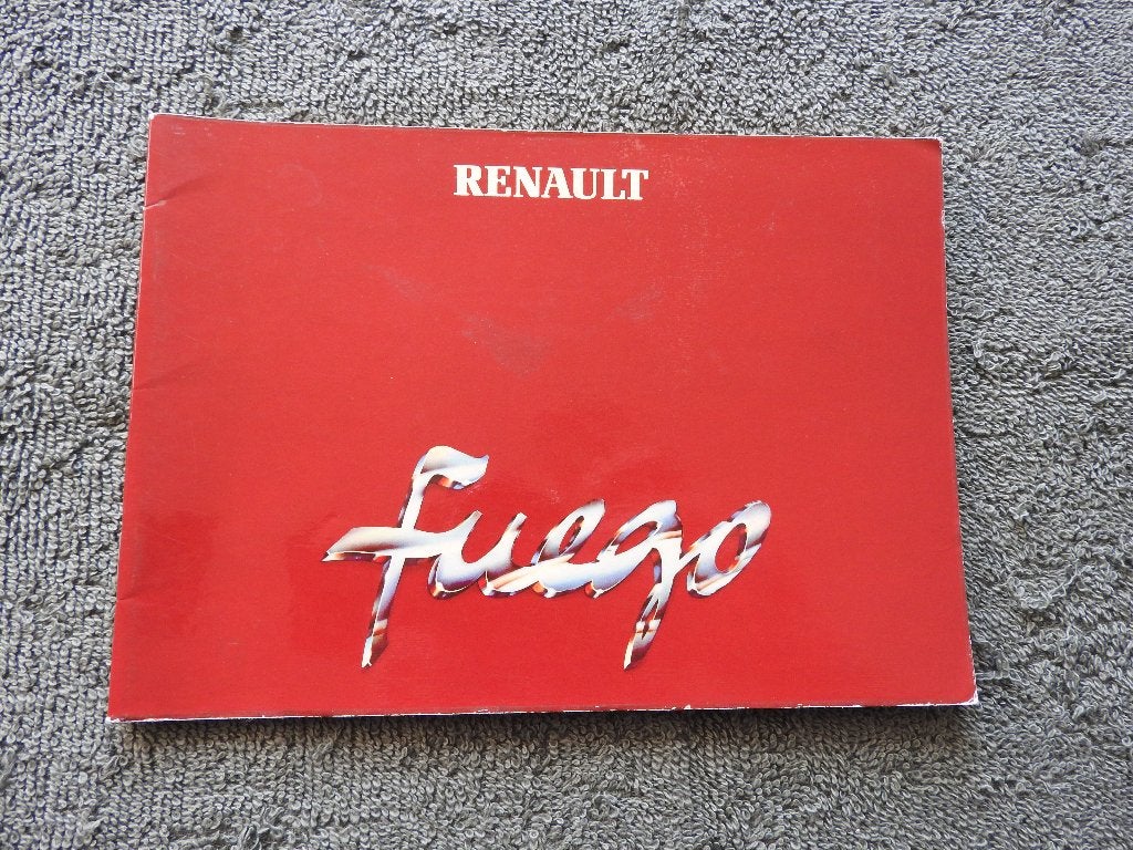 Instruktieboekje Renault Fuego + losse aanvulling, Ophalen of Verzenden