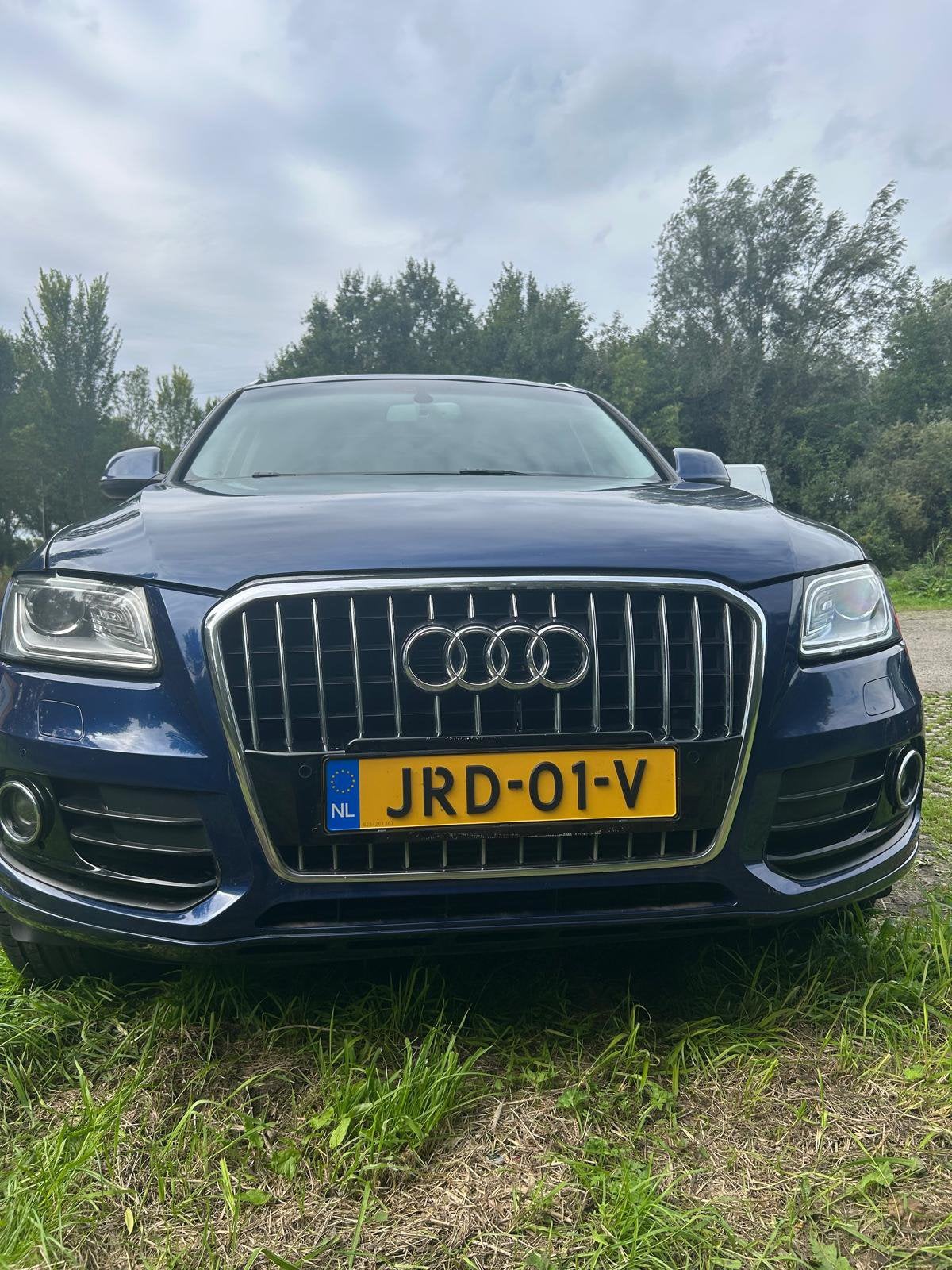 Audi Q5 2015 Blauw, Auto's, Automaat, 1730 kg, Euro 6, 4 cilinders