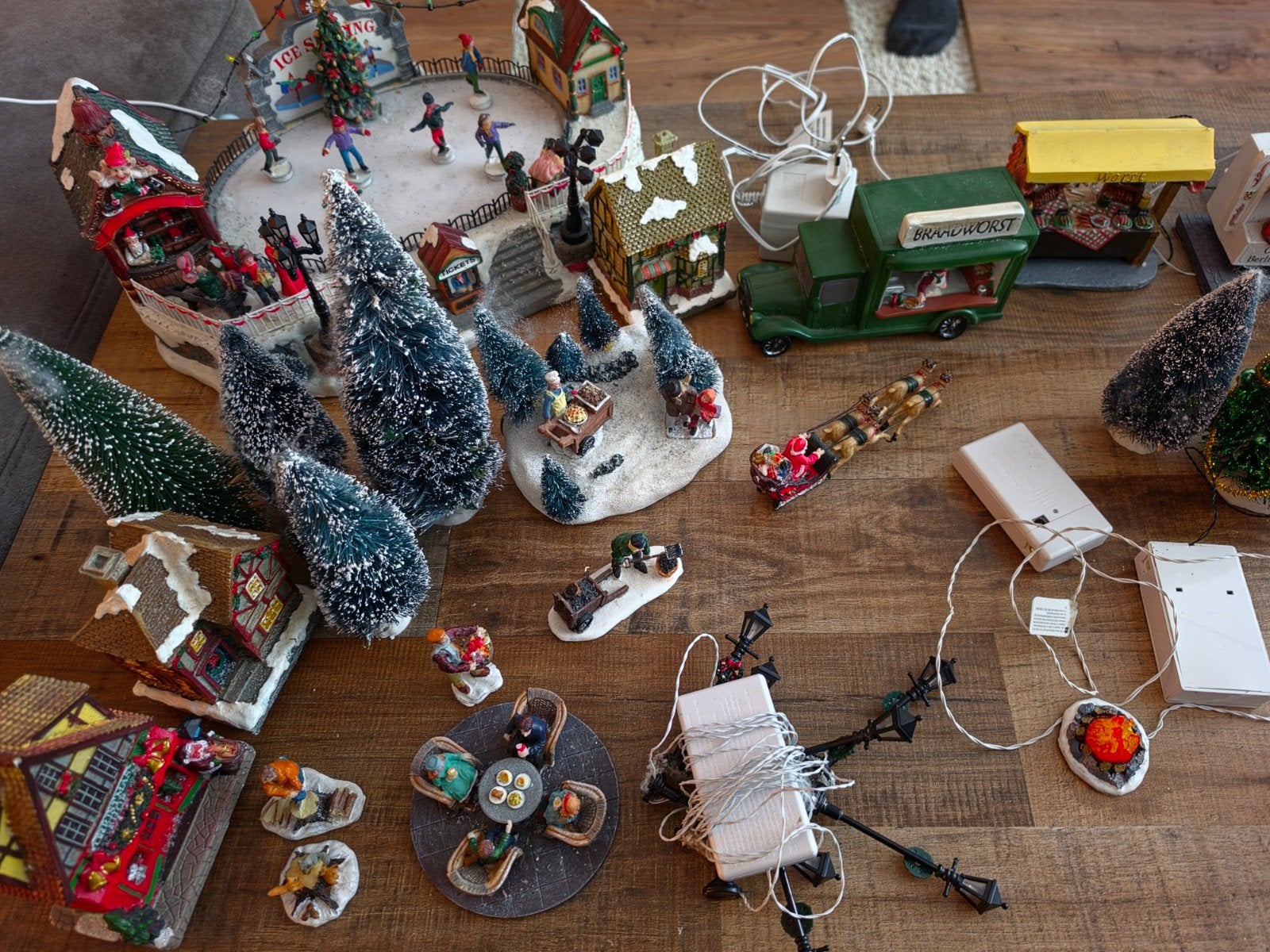 Kerstdorp compleet, Diversen, Ophalen