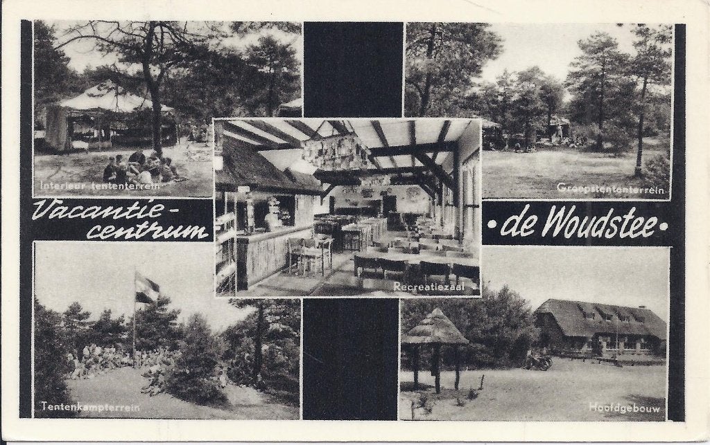 Hierden De Woudstee Oude Gelopen Ansichtkaart ( A2303 ), Ophalen of Verzenden, 1960 tot 1980, Gelopen