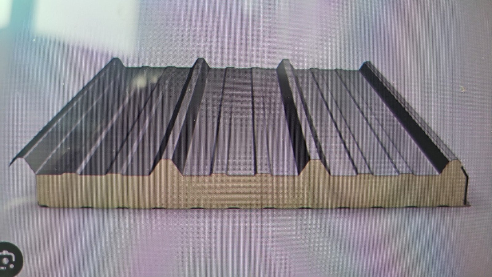 NIEUW!! bkeus  Dakpanelen NIEUW!! 40mm ral 7016 antraciet!!, Doe-het-zelf en Verbouw, Ophalen, Overige materialen, 20 tot 50 mm