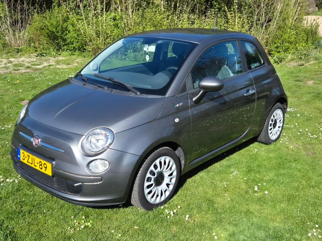Fiat 500 0.9 Twinair C 2014 Grijs, Voorwielaandrijving, Stof, 840 kg, Origineel Nederlands